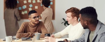 people discussing with each other during a meeting